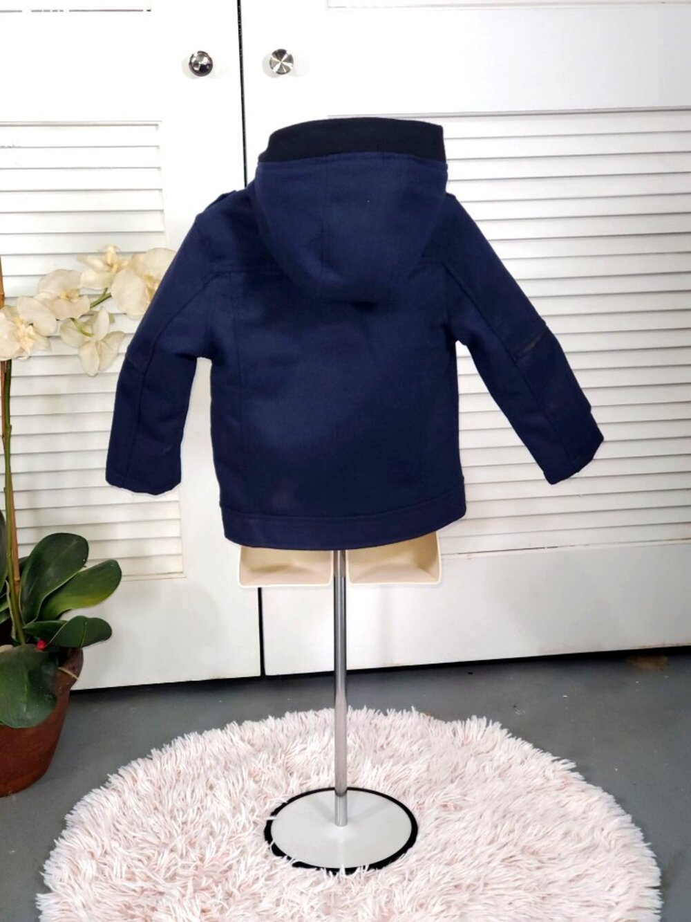 NWT Urban Republic Baby's Navy BlueWool Winter Jacket Size 12 M 1066 - Picture 5 of 13